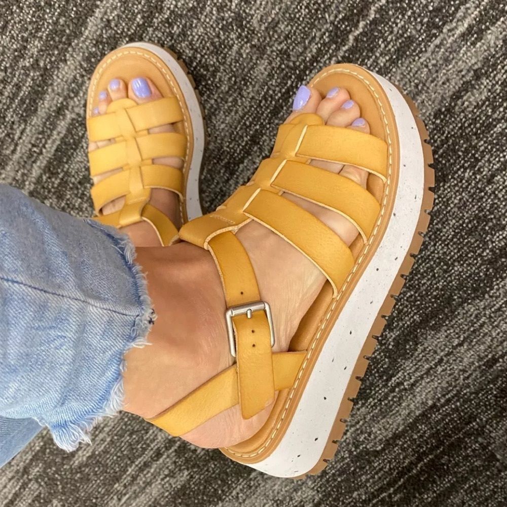 Target sandals Justine platform fisherman sandals  #17